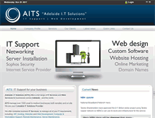 Tablet Screenshot of aits.com.au